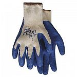 Boss FLEXIgrip Gloves have an ergonomic design that helps to reduce strain on your hands while working in the garden or doing other household chores. Made with a textured latex coating on the palm for a good grip. Back is made of breathable poly/cotton.
