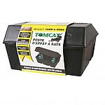 Suitable for use both inside and outdoors. Made of heavy-duty material and equipped with 2 feeding receptacles that hold 1 pound of dry rat bait. Intercept rodents before they enter a building, or use indoors to eliminate pests that have already infested