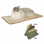 This cozy, soft mat makes the ideal resting spot for your cat. Mat has a thermostatically controlled heater to keep your cat comfortable in any temperature. Cover comes off for cleaning in the washing machine.