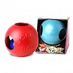 Unique ball-within-a-ball rolls erratically and can hold any dog's attention. The Teaser Ball floats for summertime fun and it is durable and non-toxic. Puncture resistant. Available in various sizes and colors.