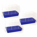 Perfect for rabbits, guinea pigs, and other small animals. 6.5 inch deep tub to contain mess. 2 large doors for easy access to pets. 32”L X 20”D x 17”H