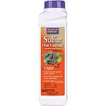 A specially prepared micronic sulfur suitable for use as a dust or spray. The fine particle size gives better coverage, adhesion and disease control. This product controls a large number of diseases on fruits, vegetables and various ornamentals.