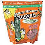 Nuggets plus nuts. High-energy suet base nugget. Nuggets can be fed alone on a platform feeder, or they may be used in traditional feeders when mixed with 5 to 10 lb. of wild birdseed. No waste, no mess. Resealable bag. 27 oz.