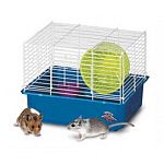 The One Story Hamster Home makes a cozy little home for your pet hamster, mouse or gerbil. Home is designed to provide a safe and entertaining place to keep your small animal pet. It is built to last and comes with a comfort wheel.