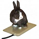 Keep your small pet warm and cozy with this durable, heated pad by K and H Manufacturing. Ideal for a variety of small animals. Very easy to clean. Pad is thermostatically controlled to warm when your pet sits on top.