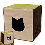 This fun cube makes a great place for your cat to hide and play in. Cover is machine washable and assembly of cube is easy and simple. Lots of fun for your cat to play and hide in and made to last for years.