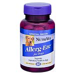 Allerg-Eze by Nutri-Vet helps to maintain normal respiratory function in your dog. This chewable tablet is formulated to improve your dog's health with its strong mix of antioxidants and omega fatty acids. Ideal for improving the immune system.