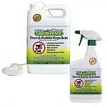 Liquid Fence® Original Deer & Rabbit Repellent is all natural, biodegradable and environmentally safe - ready to use. It will not harm the plants or animals and is backed by a written 100% guarantee.