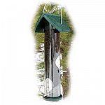 The Going Green Nyjer Wild Bird Feeder is an environmentally friendly feeder that holds nyjer or thistle seed. Small is 12 inches tall and can hold approx. one pound of seed. Large is 18 inches tall and can hold approx. two pounds of seed.