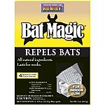 Rid your house and outbuildings of bats safely and without harm. Fast Acting Repellent Lasts For Up To 30 Days.  Use In Attics, Behind Shutters, and Anywhere Else Bats Hide