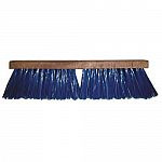For heavy duty barn use in narrow aisles. Uses tapered 1 1/8 handle. Distinctive blue fibers are easy to keep clean.