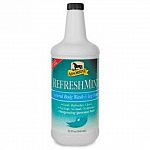  RefreshMint is a natural body wash and brace that safely cuts through tough dirt, grime, and sweat and leaves the horses coat clean and shiny with no soapy residue 
