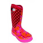 These warm and cozy boots are not only very fashionable for any girl, but will keep toasty warm in the coldest of temperatures. Great for wearing in snow, rain, sleet and more. Handles on the sides make these boots easy to slip on.