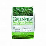 GreenView Seed Starter Fertilizer and Crabgrass Preventer 11-23-10 is fertilizer plus crabicide for new lawns that does not harm the germination of grass seed. It prevents crabgrass for 4 to 6 weeks. It is best applied in the early spring or fall.