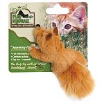 A fun and furry outlet for your cats instinctual need to hunt, stalk and pounce. Provides plenty of mental and physical activity and stimulation. Featuring an electronic sound module.