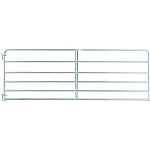 Perfect gate for placement at construction sites, for crowd control, or for fencing pastures, orchards and gardens. 1-3/4 inch round high-tensile strength tubing. Superior continuous-welded saddle joints. Stands 50 inches high with vertical z braces. Read