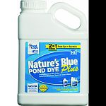 4x concentrated, formulated to provide ponds with a true blue color Treats 1 acre pond, 4-6 foot deep for several months, the same as one gallon of regular strength pond dyes Promotes a clean and healthy ecosystem Safe for recreational ponds, horses, live