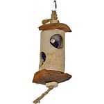 Multicolored java wood toy Durable construction for extended uses Easily clips to the top of the bird cage