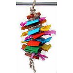 Stacked with a rainbow of colorful mixed materials Various textures to appease your pet s chewing and foraging needs