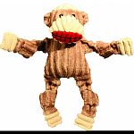 Features five squeakers: one in the body and one in each pawand a knot in each arm and leg Made of soft and durable corduroy plush Lined with a two-layer tuffut technology to add durability and help toys last longer