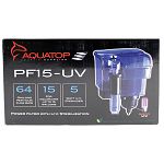 Capable of filtering up to 64 gallons per hour with adjustable flow rate Built in self adjusting surface skimmer for cleaning the water surface and promoting gas exchange Requires no extra plumbing Uv sterilizer helps eliminate unwanted algae blooms and f
