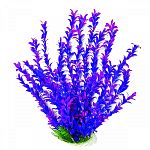 Turn an ordinary fish tank to an extraordinary aquascape with this exotic purple plant Weighted base ensures plant will stay put and wont float away Gives fish a safe nesting place Serves as a natural focal point in your tank Mix and match with other plan
