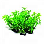 Power pack comes with an assortment of bushy green aquarium plants Weighted base holds plant firmly in place so it wont float away Gives fish a safe nesting place Serves as a natural focal point in your tank Mix and match with other plants to create a uni