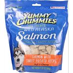 Soft and chewy dog treats rich in omega 3 fatty acids for healthy skin, coat, and heart Made with wild alaska salmon, and natural flavors and colors Corn and soy free Made in the usa