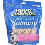 Soft and chewy dog treats rich in omega 3 fatty acids for healthy skin, coat, and heart Made with wild alaska salmon, and natural flavors and colors Corn and soy free Made in the usa
