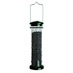 The Audubon Peanut/Black Oil Feeder is great for feeding woodpeckers, nuthatches and finches. Durable stainless steel construction ensures years of enjoyment.  Dimensions: 11 inches x 3.5 inches
