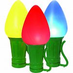 Durable, plastic blow mold bulb for outdoor decorating Uses standard bulb, not included Easy to clean Made in the usa
