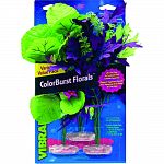 Assortment includes 1 each of the following: amazon butterfly leaf with buds - medium, broad lily-leaf with flower buds - med Melon leaf cluster with flowering buds - small