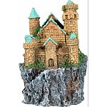 Authentically hand-painted in realistic detail, forgotten ruins are the ideal aquarium castle decoration Perched atop a mountain ledge, this kingdom has long since been forgotten. Safe for all terrariums & aquariums, freshwater & saltwater.