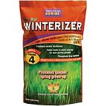 With iron and sulfur. 12-0-15 formula for strong roots. Healthy spring lawns start now.