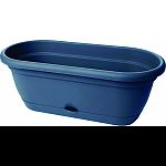 Convenient self watering feature. Attached tray with sturdy platform.  Made in the usa