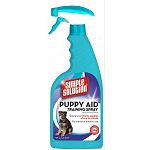 SIMPLE SOLUTION® Potty Training Aid for Puppies is a scientifically formulated attractant. Using this product will help train a puppy to urinate in the appropriate area. It is made for both outdoor and indoor use.