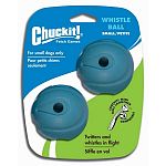 Made from natural rubber. Easy to clean. Twitters and whistles in flight. These dog whistle balls are compatible with the Chuckit ball launcher.
