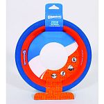 A great toy for chasing, bouncing or playing tug of war. Indoor or outdoor use. Open interior makes pick up easy for dogs of all sizes.