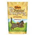 Finally a healthy alternative to traditional cat treats. Natural Purrz are tender meaty bites of all-natural goodness. Natural Purrz offer the nutritious benefits of chicken, salmon, spelt, soy, malted barley and fish oil. 3 oz