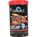 Color enhancing formula for all tropical fish Nutritionally balanced for consistent growth, palatability, with added ingredients to promote stunning color Enhanced with probiotics and cobalt blue flake s triple vitamin dose and immunostimulants Will not c