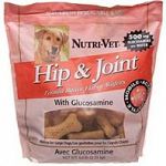 Hip and joint wafers with glucosamine help large dogs maintain healthy joints as they age.