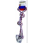 Interactive toys that satisfy playing requirements Rope blend helps dogs maintain good dental hygiene Tug, toss and floss while playing