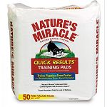 With Nature s Miracle deodorizing enzymes. The ONLY PAD especially treated with fresh grass scent to train dogs to go outside faster! Patented, built-in easy to dispose ties make clean up easy!