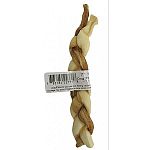 Combines the long lasting chew time of rawhide with the unmatched palatability of bully sticks. This natural product has no artificial colorings which significantly reduces the chances of rug staining.