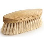 Legends White Charger Equine Brush is a lightweight brush that is made for grooming your horse's body. Hardwood block is kiln-fried and has two coats of lacquer. Brustles are made of soft tampico fiber that is bleached white.