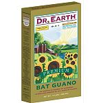 Bat guano infused with seven strains of beneficial soil microbes. Use for all indoor plants, plants that love nitrogen, vegetables, outdoor plants, herbs, and more. Can be used as a fertilizer tea for all applications. Contains dr. Earth superactive soil