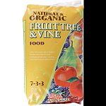 A blend of select natural organic ingredients for use with citrus and other home orchard fruit trees and with small fruits Like berries and those grown on vines It is formulated to encourage new growth, lush green foliageand to support bountiful crops