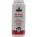 Kills fleas, ticks, and bed bugs on carpet and dogs Naturally based product Non-staining to most household surfaces Bottled in the usa