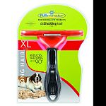 For long hair dogs over 90 pounds. 5 inch deshedding edge designed for coats longer than 2 inches. Reduces shedding up to 90 percent. Stainless steel edge reaches beneath topcoat to gently remove undercoat and loose hair. Furejector button cleans and remo
