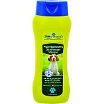 Helps restore dry and brittle coats while rejuvenating damaged fur Formula contains argan oil and other nutriends to soften and add shine as well as reduce excess shedding of your dogs coat Formula contains no parabens or chemical dyes Use monthly as part